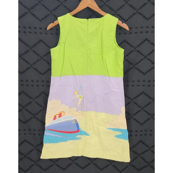 VIntage Disney Cruise embroidered Tinkerbell dress Size XL RARE vacation resort - Picture 2 of 15